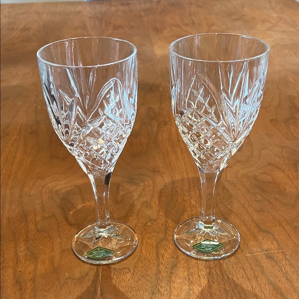 Shannon Dublin Crystal Goblets